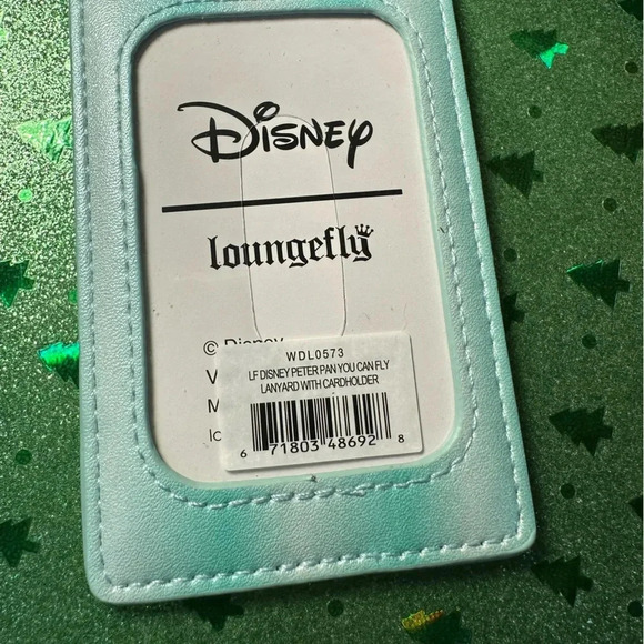 Loungefly Disney You Can Fly lanyard and card holder NWT - Picture 4 of 7